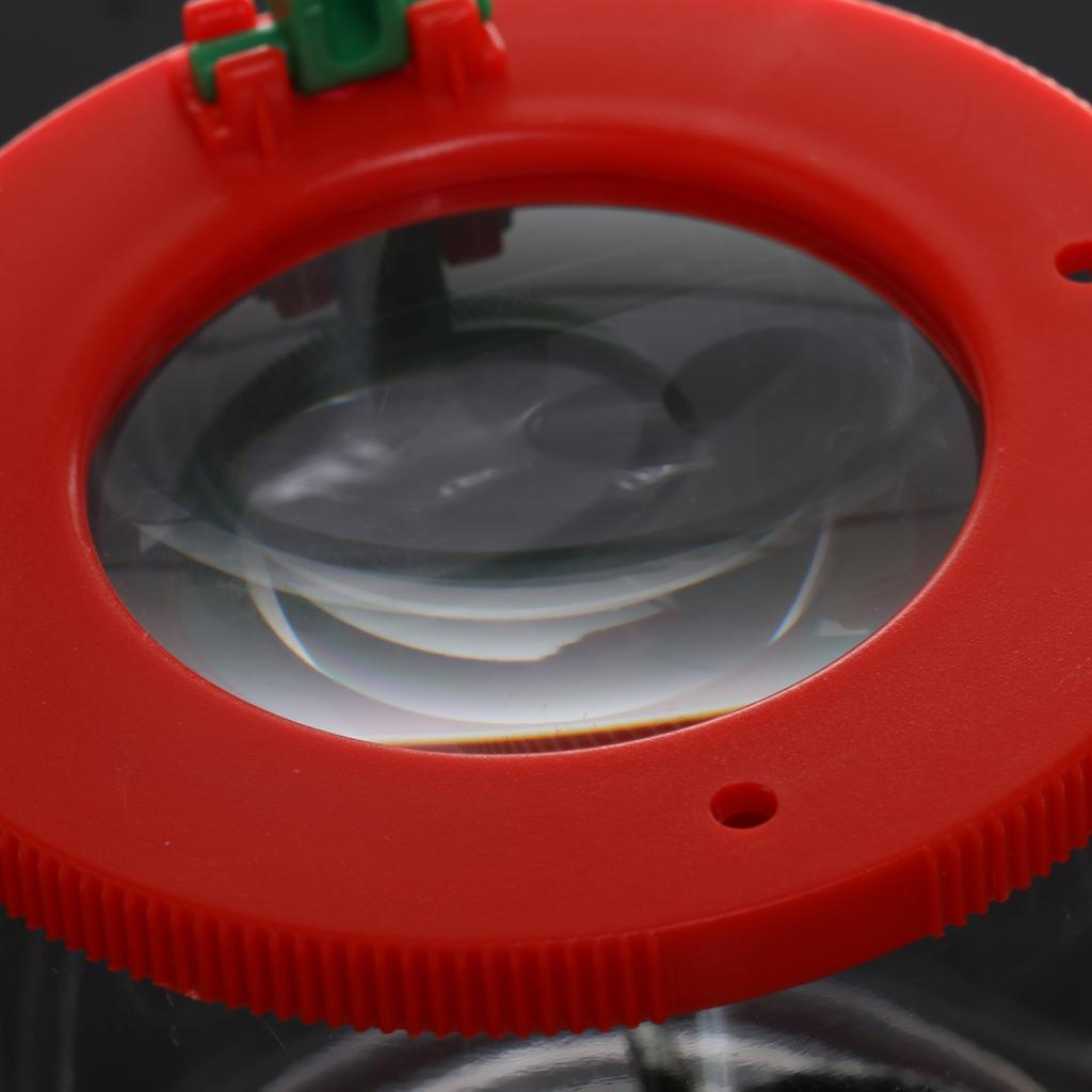 Science Nursery - 子供向けのプラスチック製拡大鏡と虫取り道具のセット。科学実験や観察に最適。