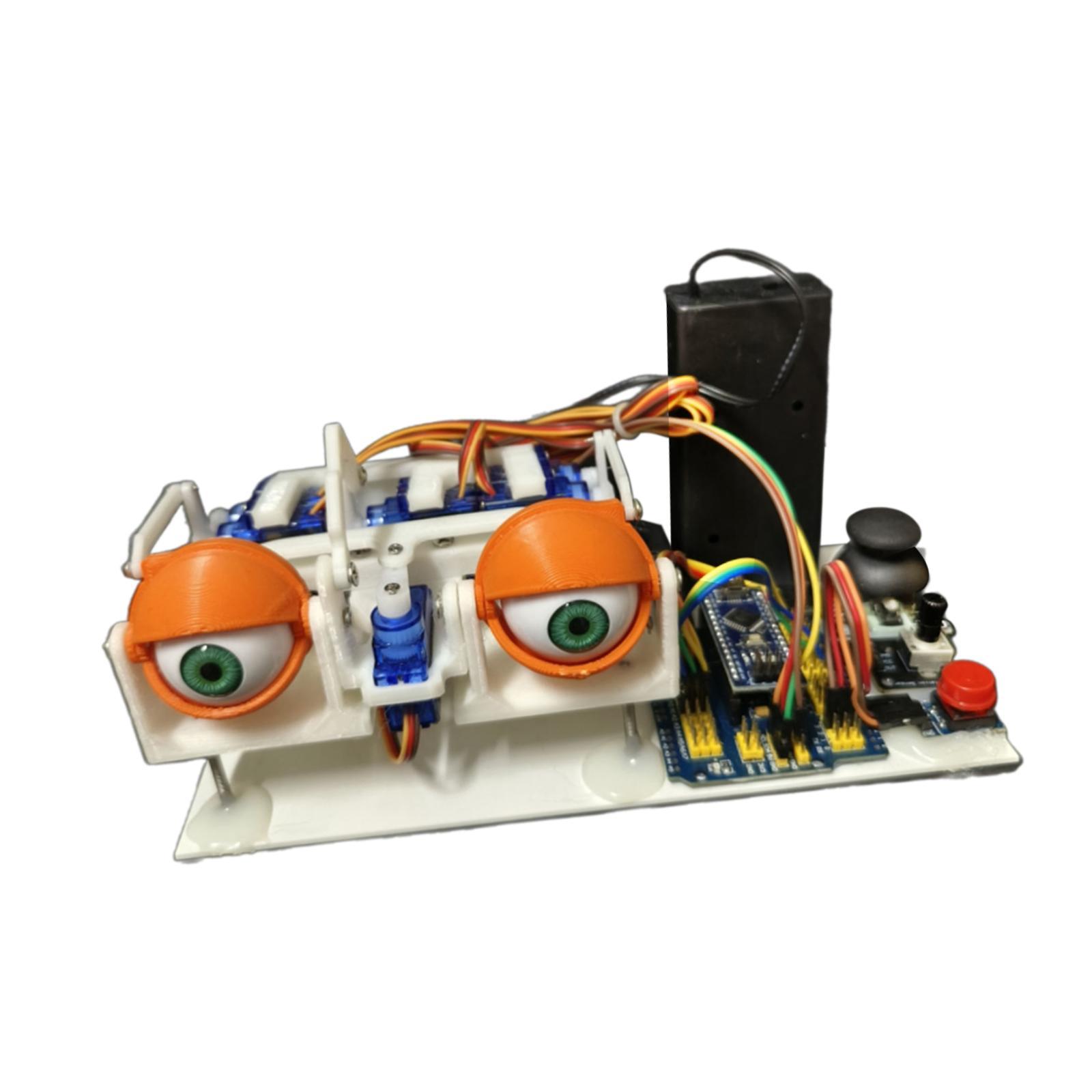 Science Project Robot - STEM教育用おもちゃ、科学実験、創造的なロボット工学プロジェクト、ロボットキット、ロボット用生体模倣アイに使えるアニマトロニクスアイ