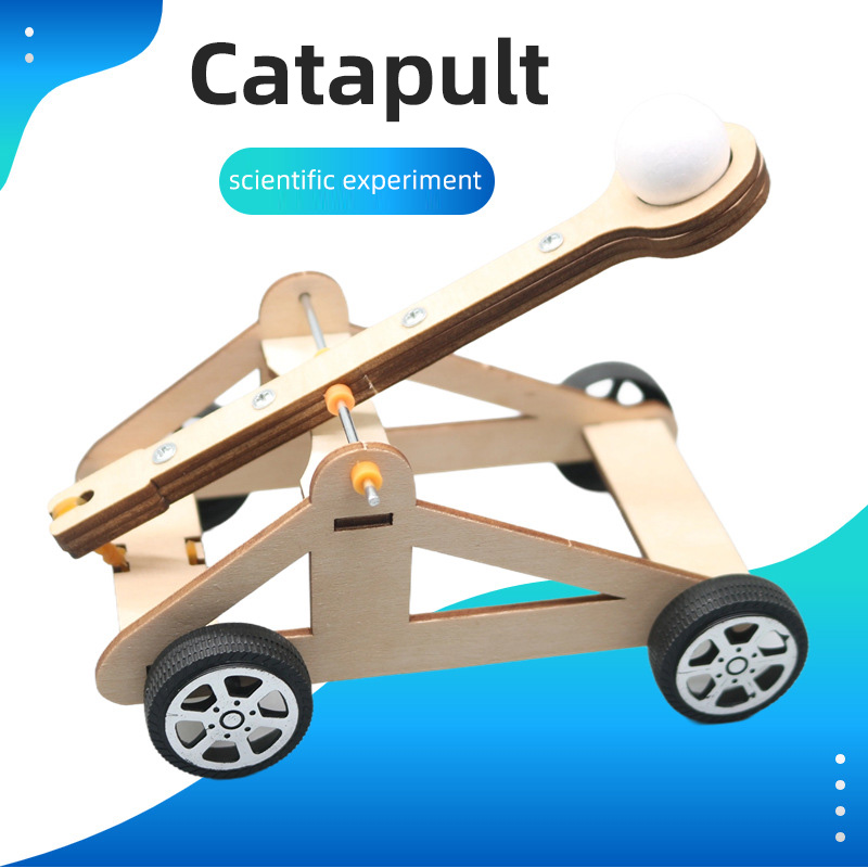 Science Project Kit - DIY カタパルトおもちゃ DIY 科学実験キット & 教育モデルおもちゃ物理学科学おもちゃ子供のためのギフトおもちゃプロジェクト