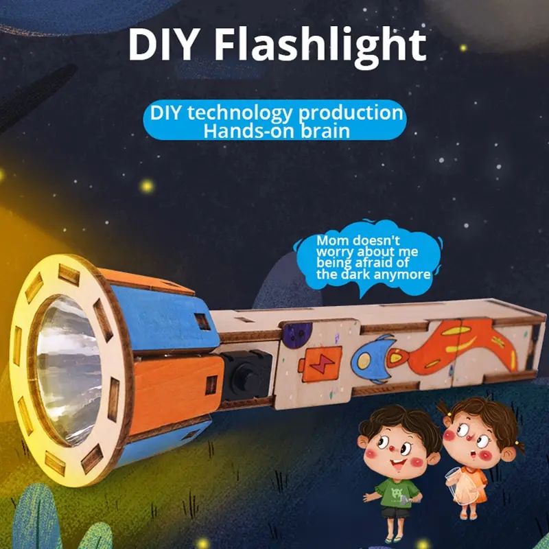 Science And Invention - DIY 懐中電灯技術少量生産セット自家製手組み立て電気物理学科学おもちゃ