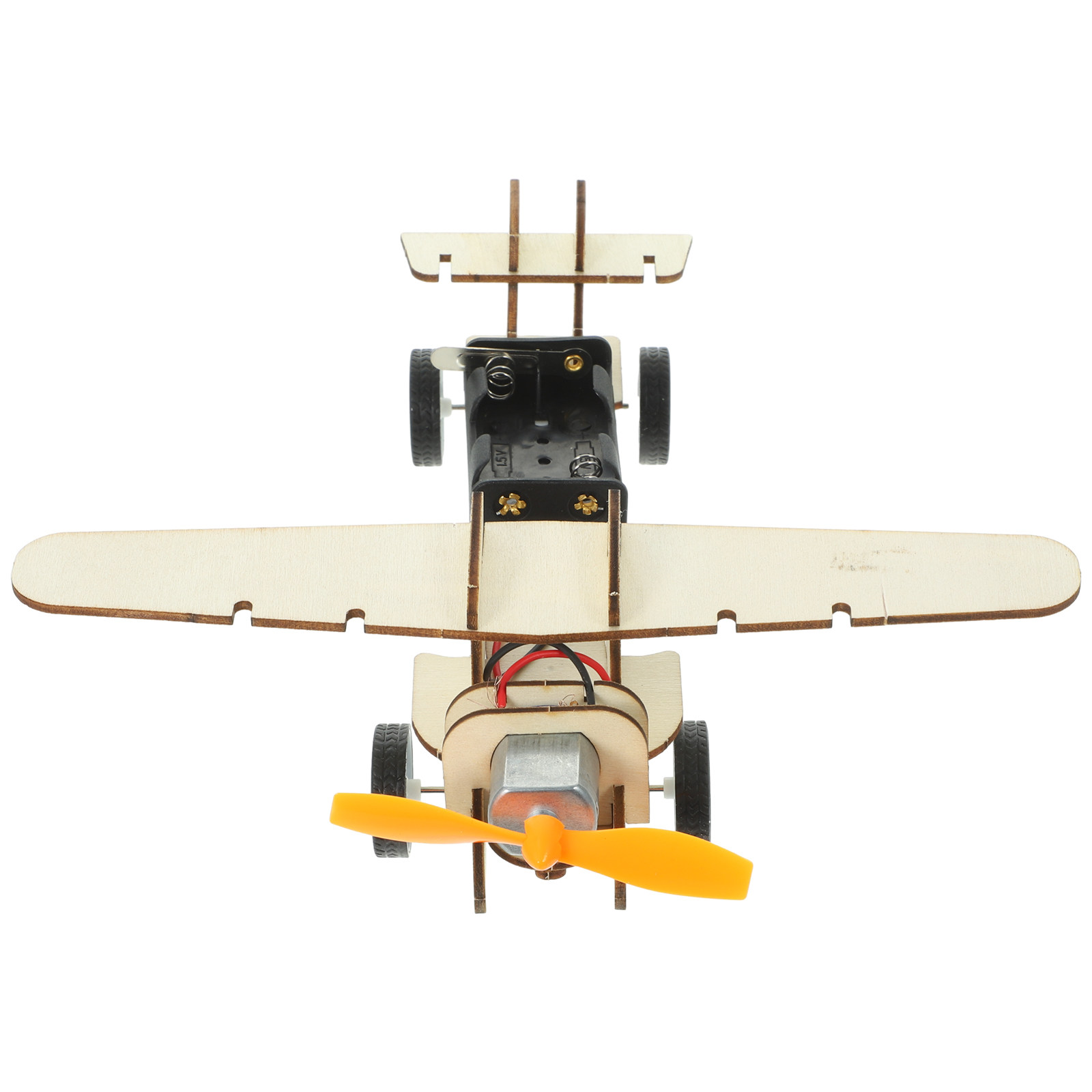 Science Project Diy - 1セット木製グライダー飛行機DIY科学キット子供向けインタラクティブ物理学STEMプロジェクト教育組み立て工作学校用