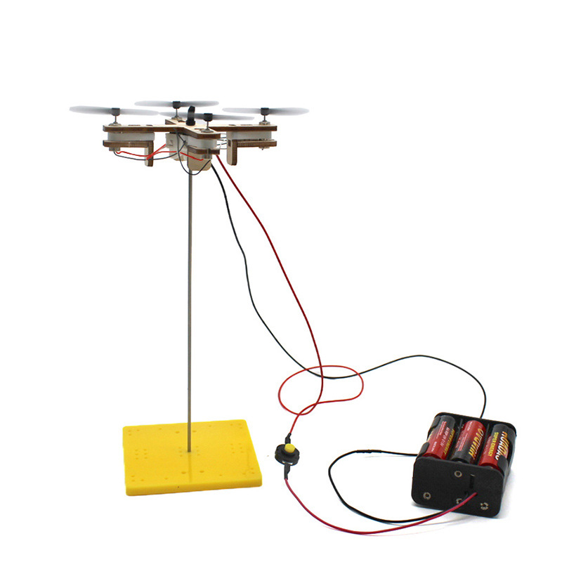 Science And Invention - 面白い DIY ドローンモデル子供科学おもちゃ技術物理学教材ヘリコプターゲーム学習教育玩具子供のため