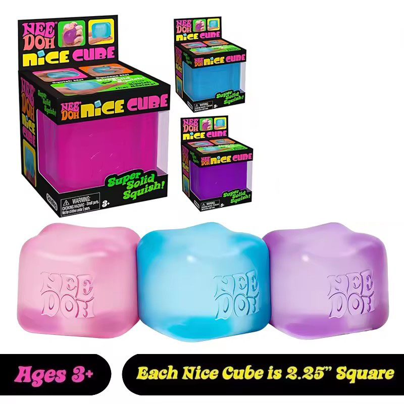 Crystal Growing Kit - 2026年新発売 シリン・ニードー感覚ストレス解消おもちゃ ナイスキューブ、不安解消用スーパーソリッドキューブ - 2.25インチキューブ