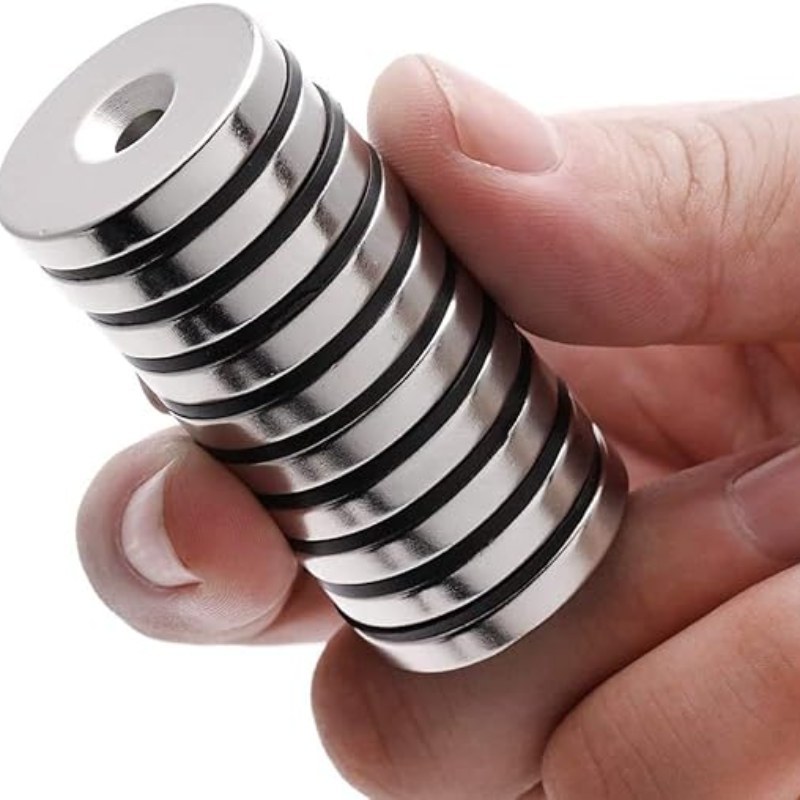 Science And Invention - 科学、研究室、産業用、キッチン装飾用の皿穴付き20x3-5mmディスク付き10/20/30個、ポータブルマグネット