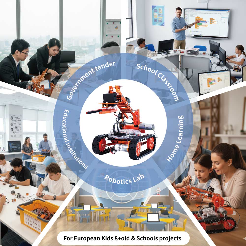 高度なマルチモデルDIYプログラマブルロボットキット STE - Science Project Robot のレビューと価格