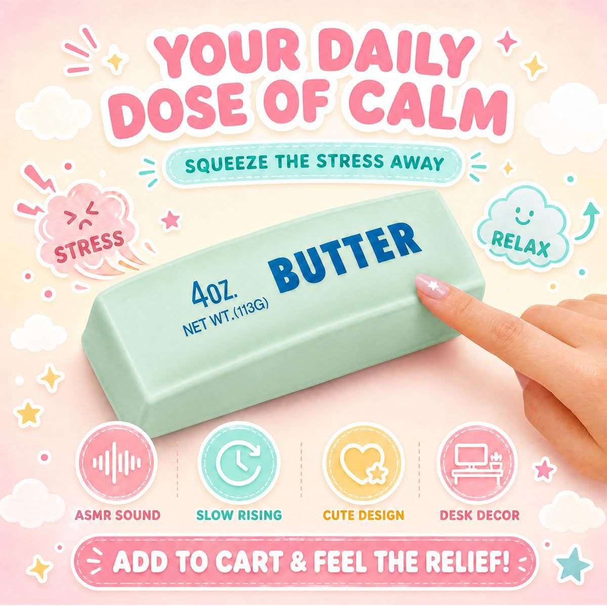 カリカリASMRバタースティックスクイッシーおもちゃ、詰め物 - Crystal Growing Kit のレビューと価格