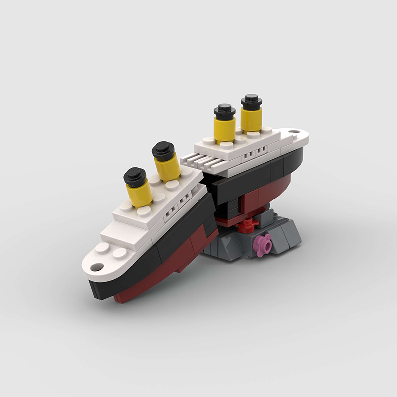 ミニ RMS タイタニック沈没船モデル半分に壊れる MOC  - Science Olympiad のレビューと価格