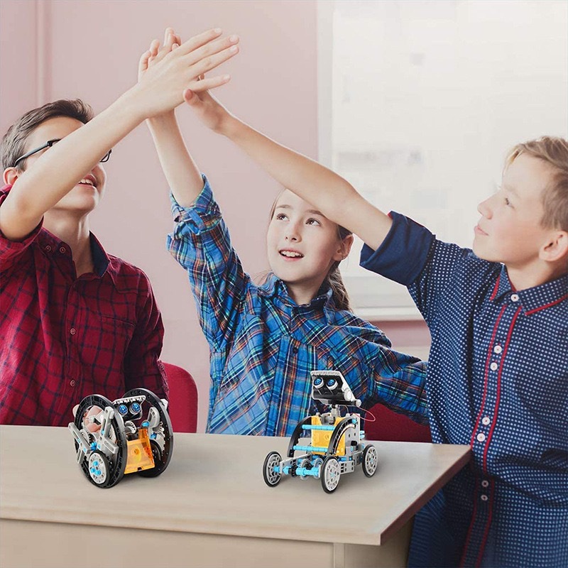 13-in-1 ソーラーパワーロボットキット STEM教育D - Science Project Robot のレビューと価格