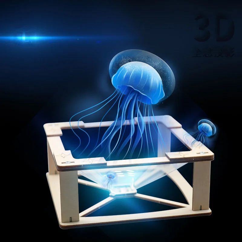 3Dホログラフィック投影DIY組み立てモデルキット。STEM - Science Project Diy のレビューと価格