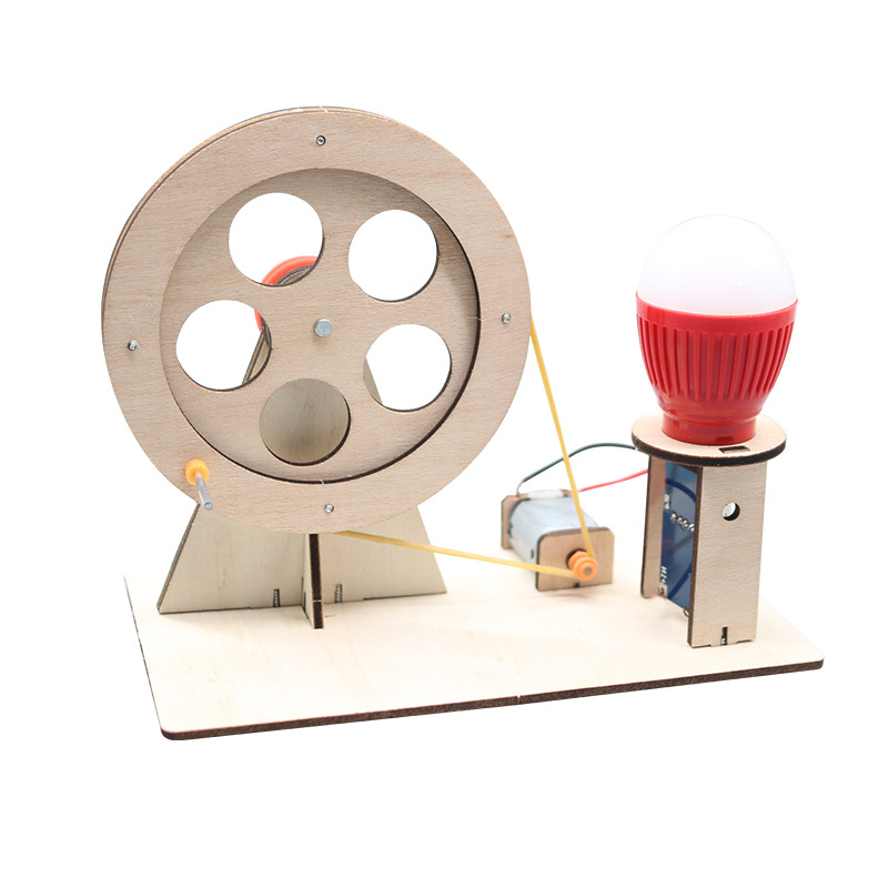 ミニ DIY ハンドクランク発電機電球 STEM 科学実験キ - Science Project Kit のレビューと価格