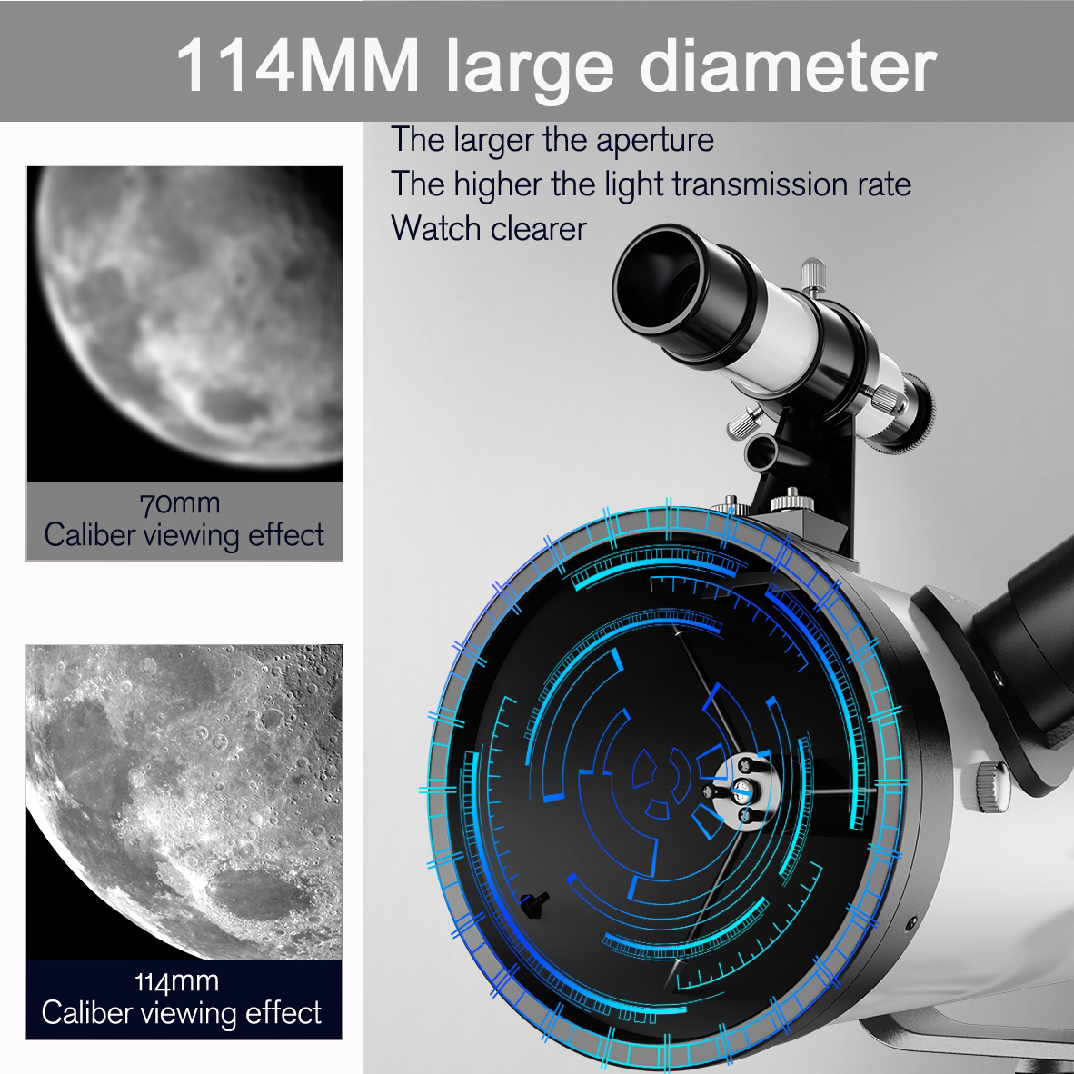 プロの天体望遠鏡,星空観察用の大口径単眼,バードウォッチング - National Geographic Telescope 114Mm のレビューと価格