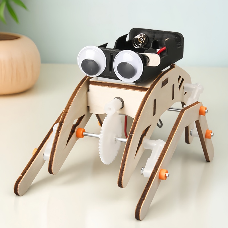 DIY手作り歩行スパイダーロボット バイオニックロボットおも - Science Project Robot のレビューと価格