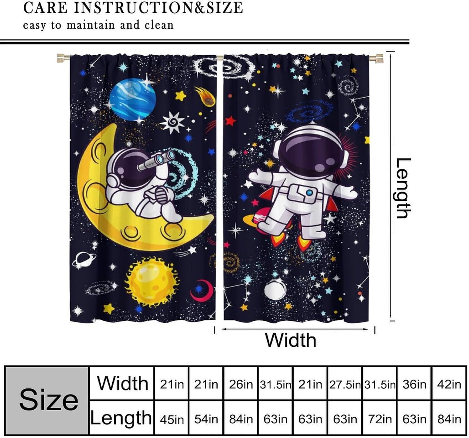 ギャラクシーサイエンスカーテン装飾ボヘミアン宇宙空間ナイトカ - Science Nursery のレビューと価格