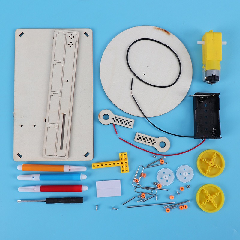 1-3個入り DIY木製電動プロッター描画ロボットおもちゃ  - Science Project Diy のレビューと価格