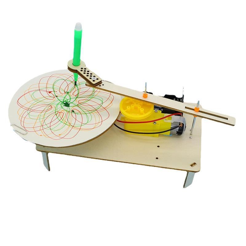 1-3個入り DIY木製電動プロッター描画ロボットおもちゃ  - Science Project Diy のレビューと価格