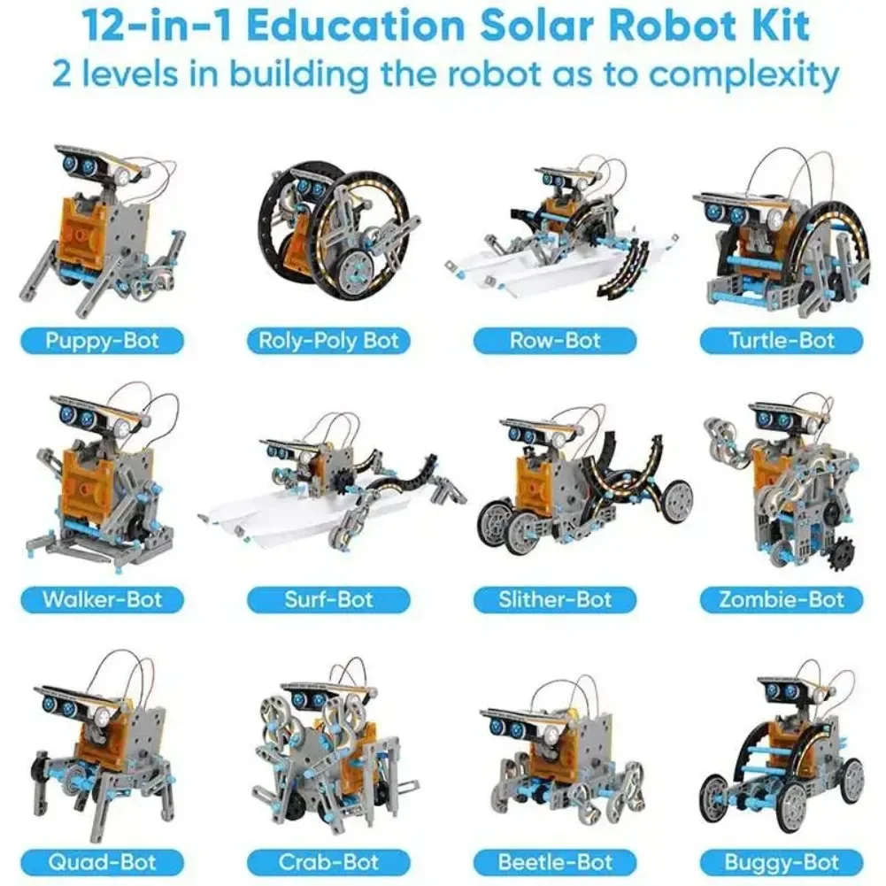 13 in 1 ソーラーロボット科学キット DIY ビルディ - Science Project Diy のレビューと価格