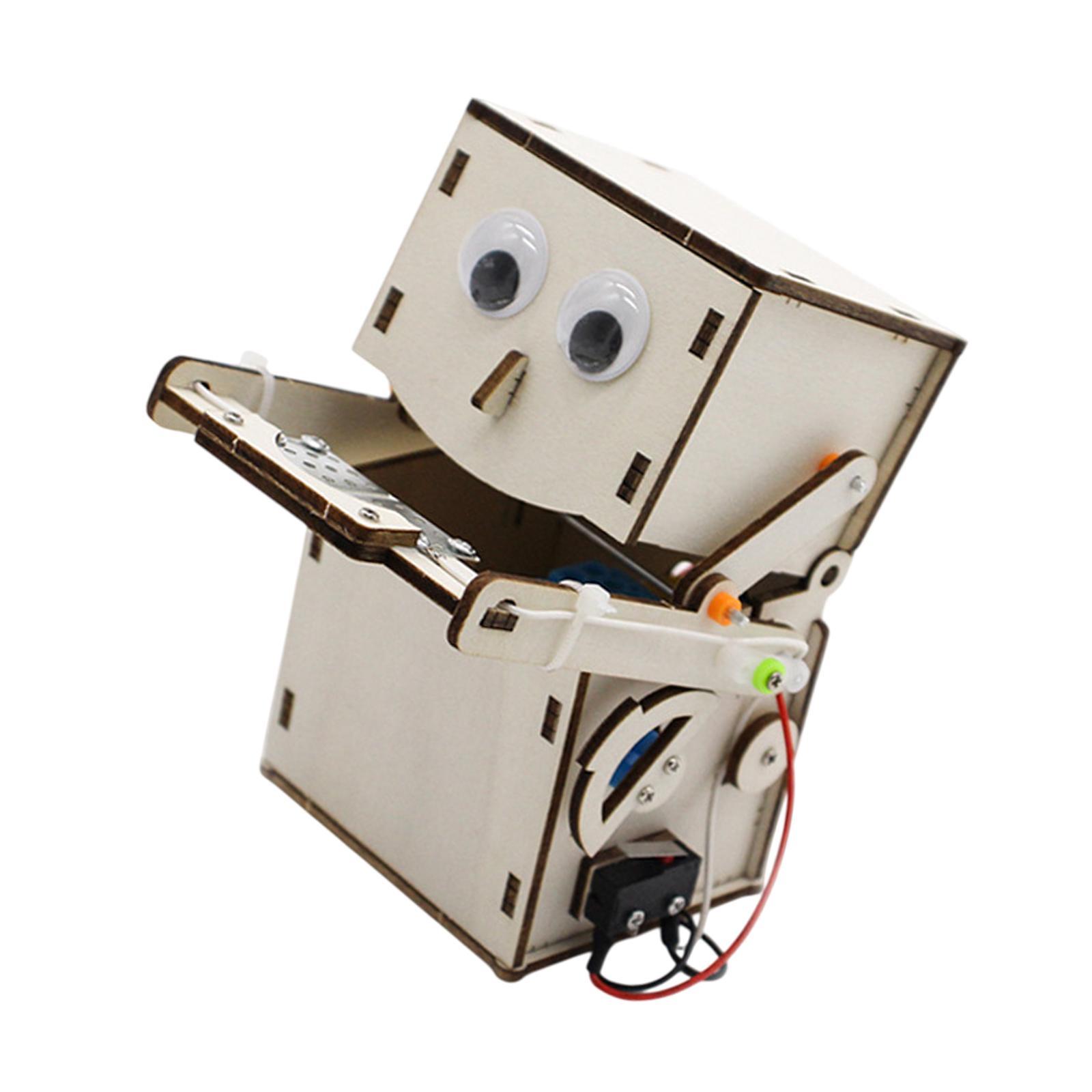 木工科学プロジェクトモデルセット ロボット貯金箱 男の子 女 - Science Project Robot のレビューと価格