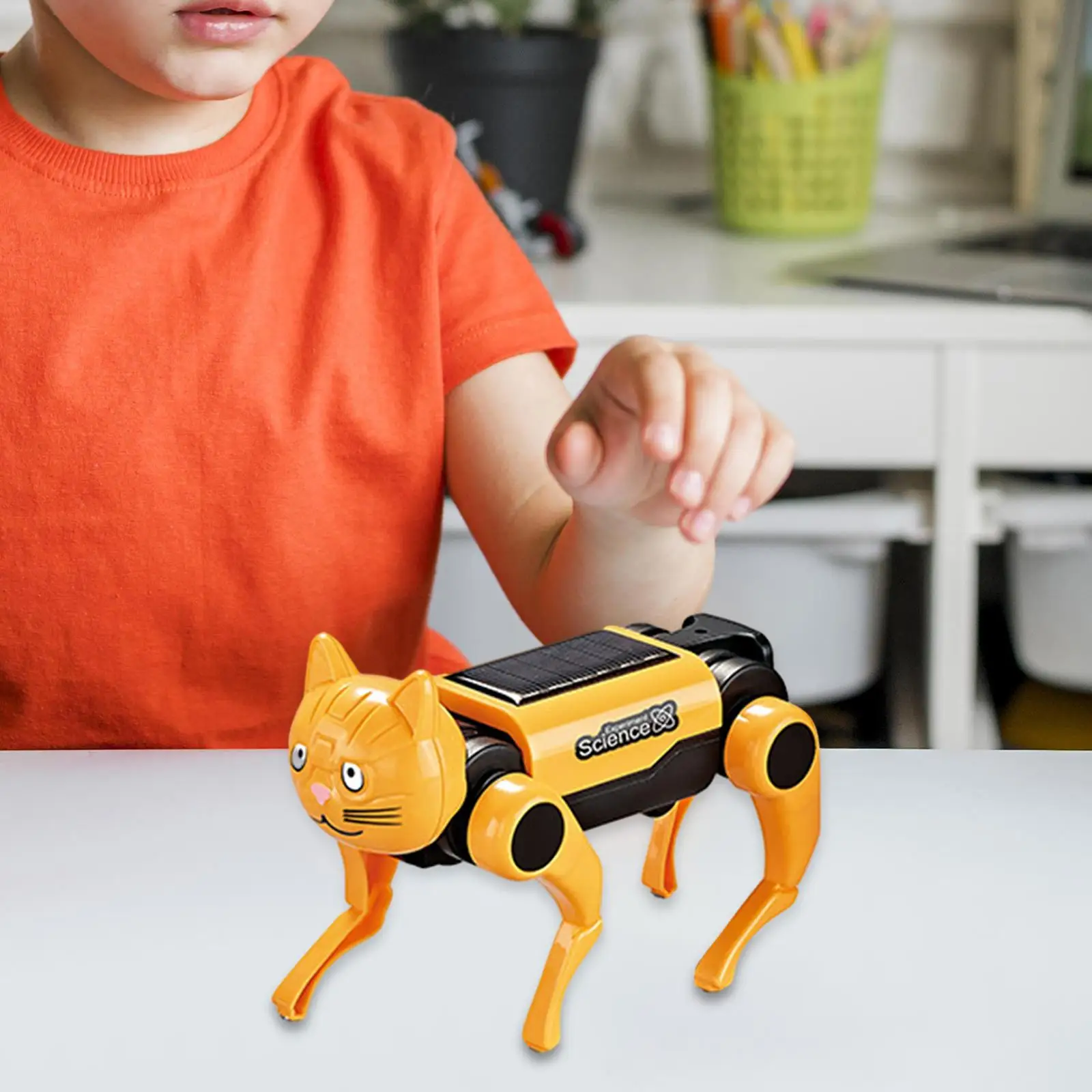 2IN1 ソーラーロボット犬交換可能な猫の頭科学実験男の子の - Science Project Robot のレビューと価格